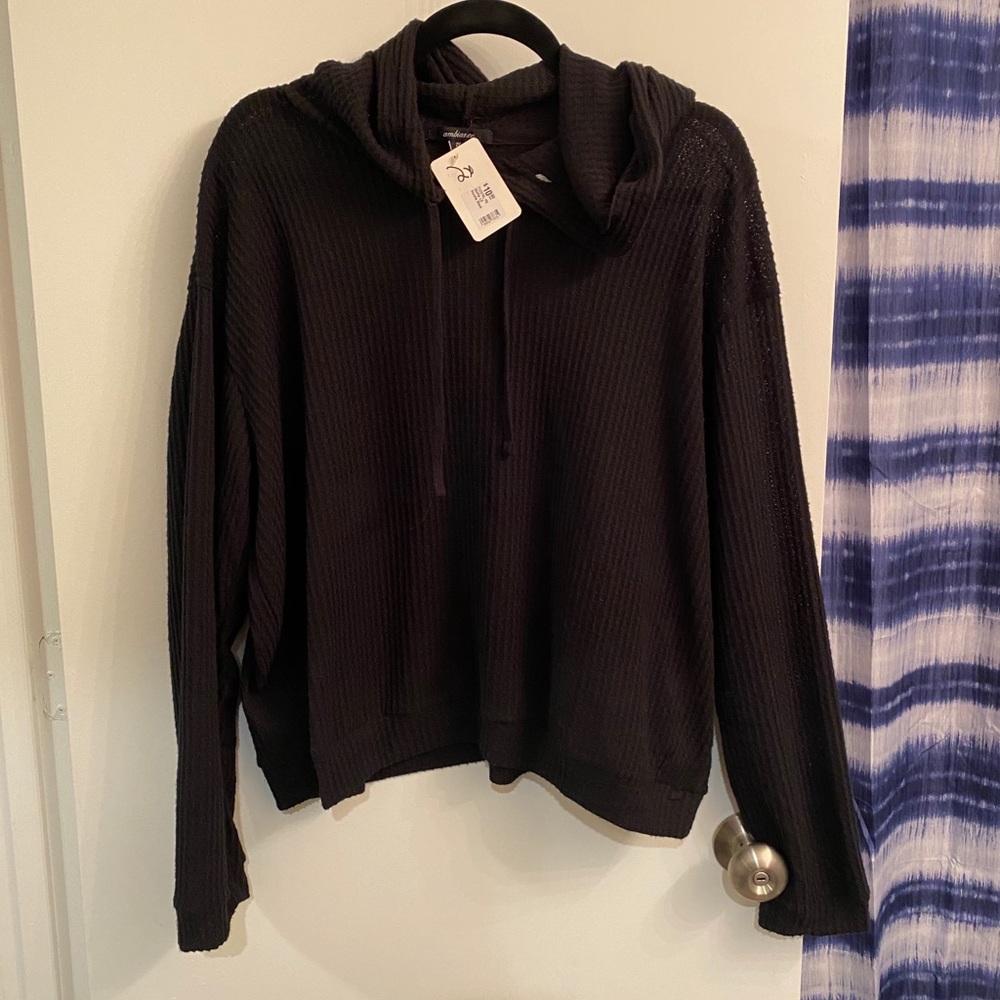 Black Cropped Sweater